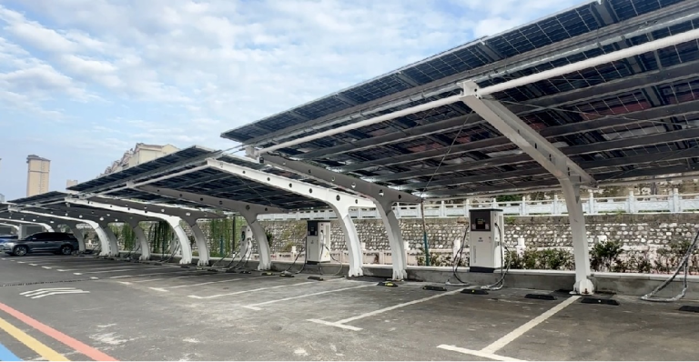 Anxi Gate, integrated photovoltaic-energy storage-charging super-fast charging station
