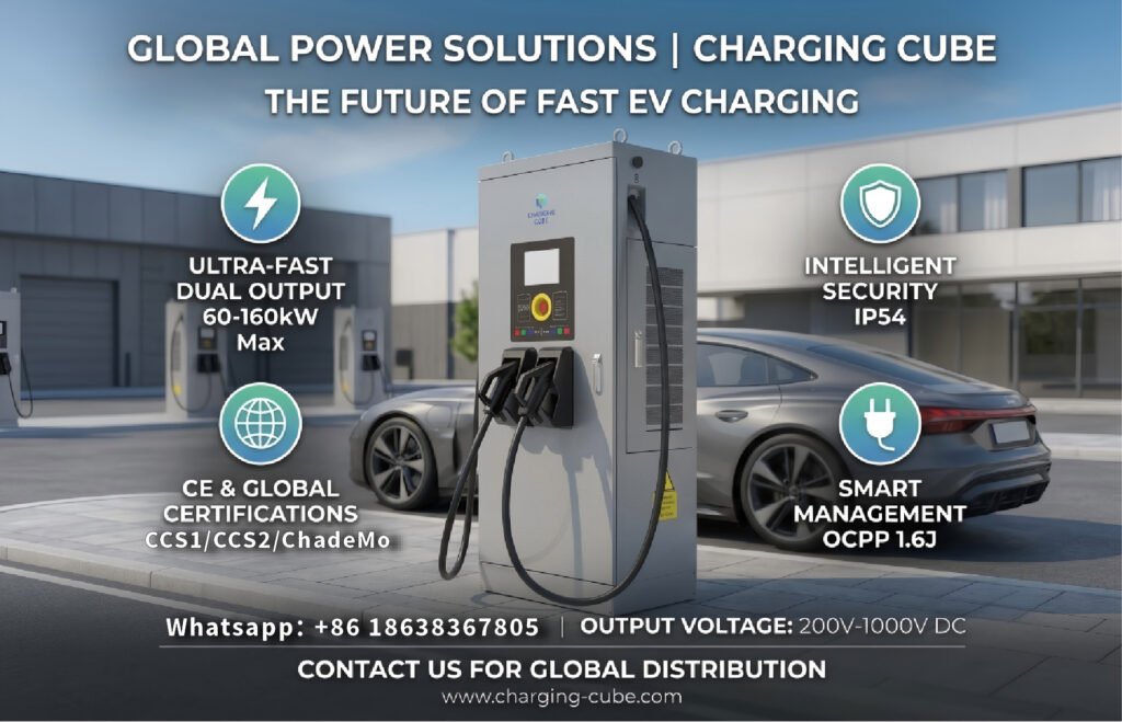 Integrated 60-160kW DC Fast Charger for the European Market: Premium OEM/ODM Solutions by Charging-cube